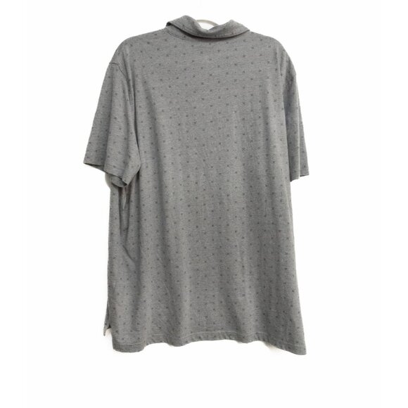 George Gray Polo Shirt With Small Cross Pattern Size 2XL (50-52) Cotton Blend Ca - Picture 5 of 8